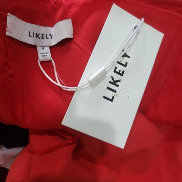 Likely ALDINA DRESS NWT size 4 color Bittersweet (red) - Picture 5 of 5